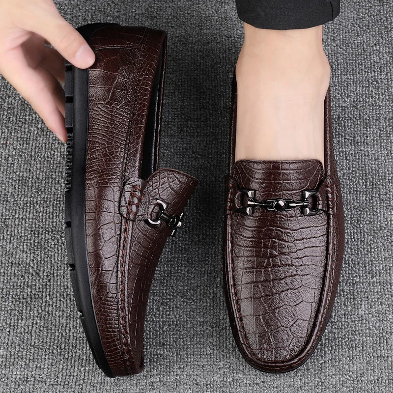 Giovanni Leather Loafers - Aries x Rose