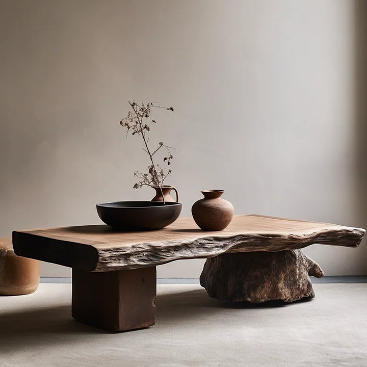 Aesthetic Wood Coffee Table Antique Designer Modern Living Room Decoration Coffee Table Unique Service Meubles Home Furniture