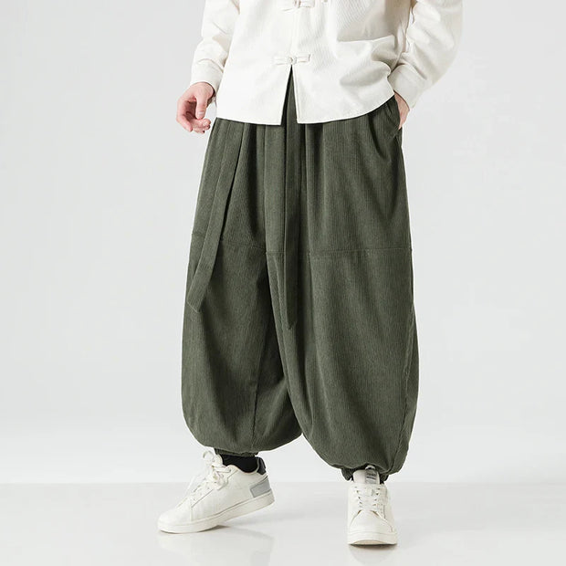 Velvoro Corduroy Harem Pants