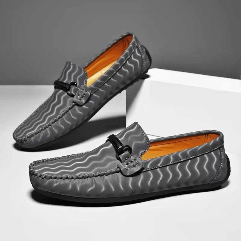 Louis Italiana Genuine Leather Loafers - Aries x Rose