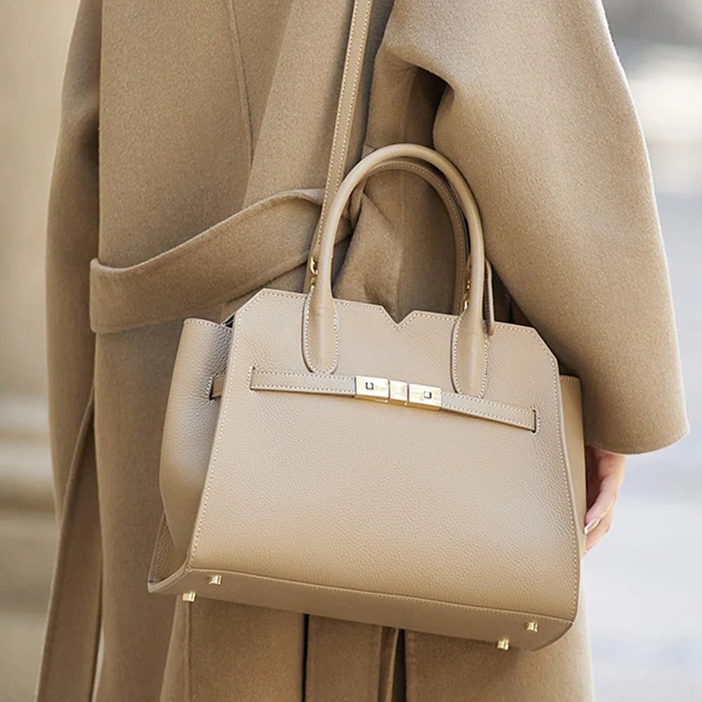 Mirelle Top - Grain Leather Handbag - Aries x Rose