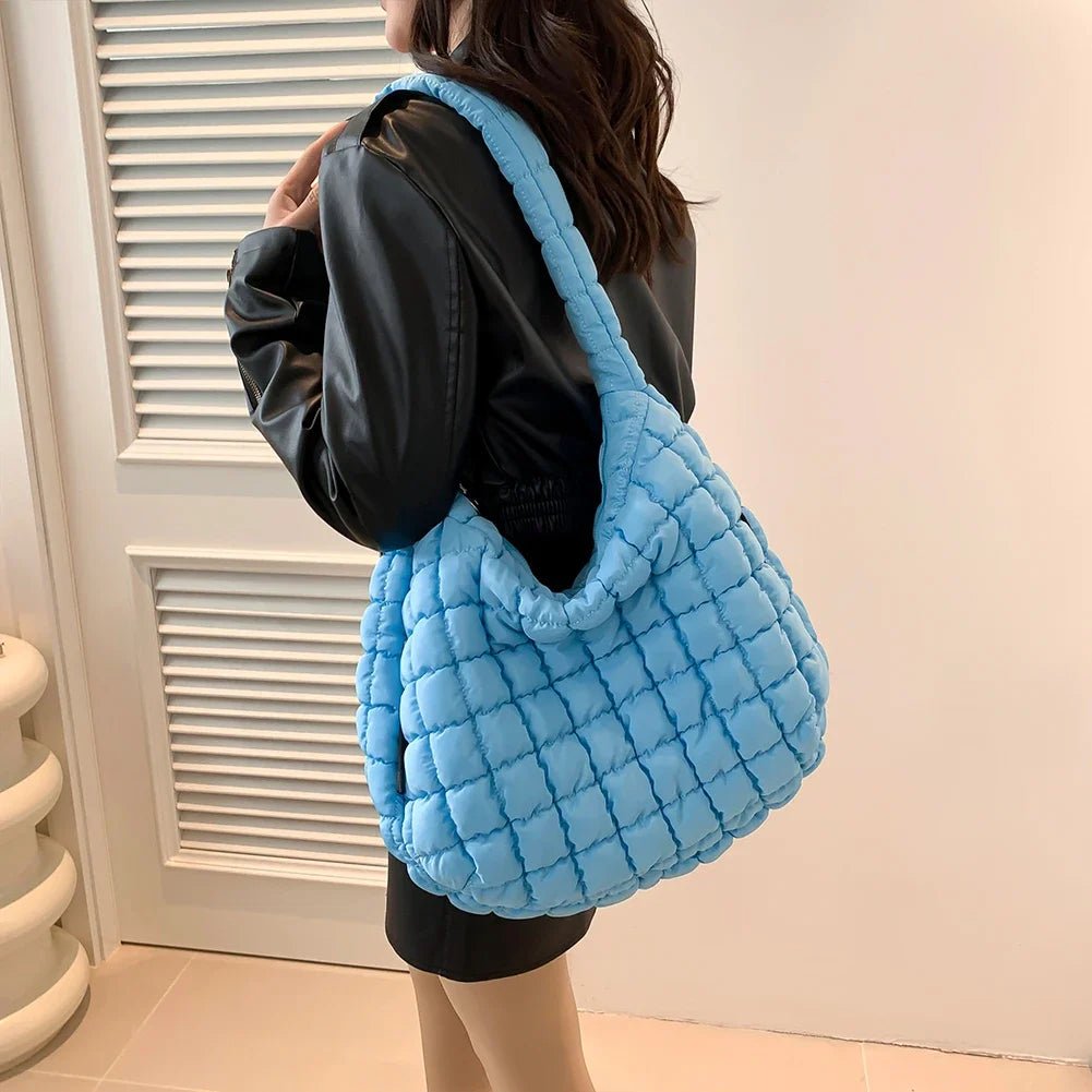 Quilvia Puffer Shoulder Bag - Aries x Rose