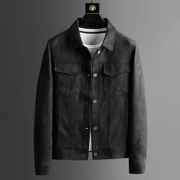 Velveno Men's Chamois Leather Jacket - Aries x Rose