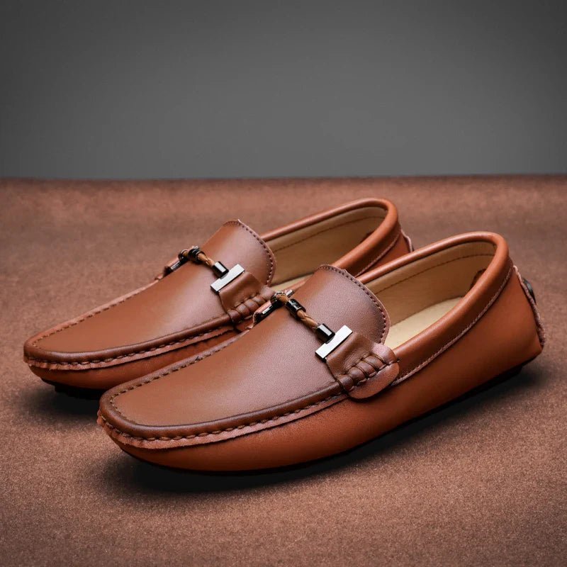 Sorrento™ Genuine Leather Loafers - Aries x Rose