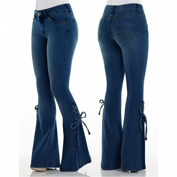 Zayden Lace-Up Bell Bottoms