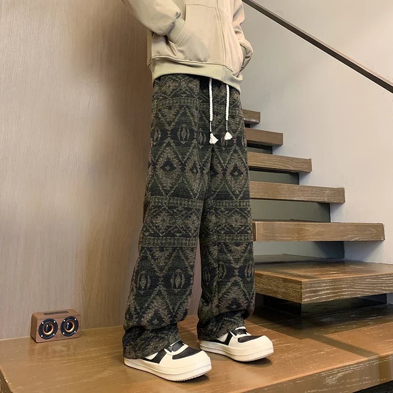 Ethnos Knit Wide - Leg Pants - Aries x Rose