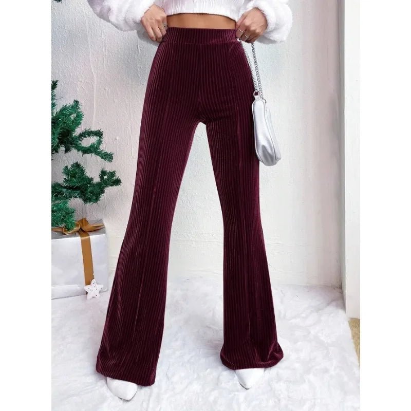 Velmara Velvet Bell Bottoms - Aries x Rose