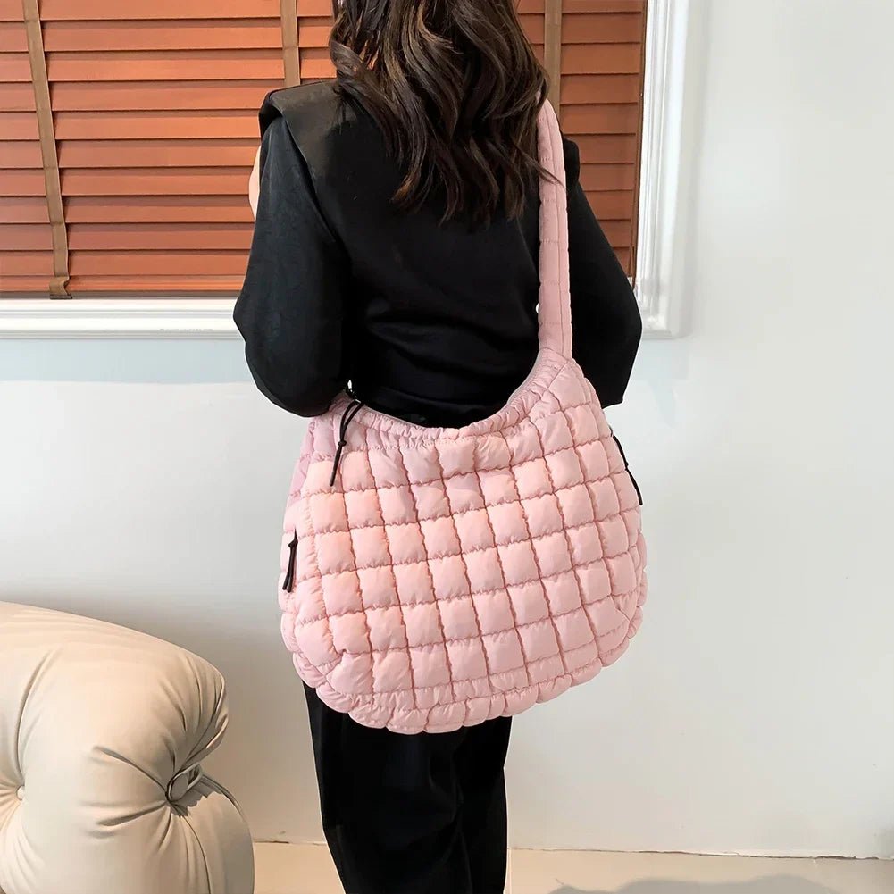 Quilvia Puffer Shoulder Bag - Aries x Rose
