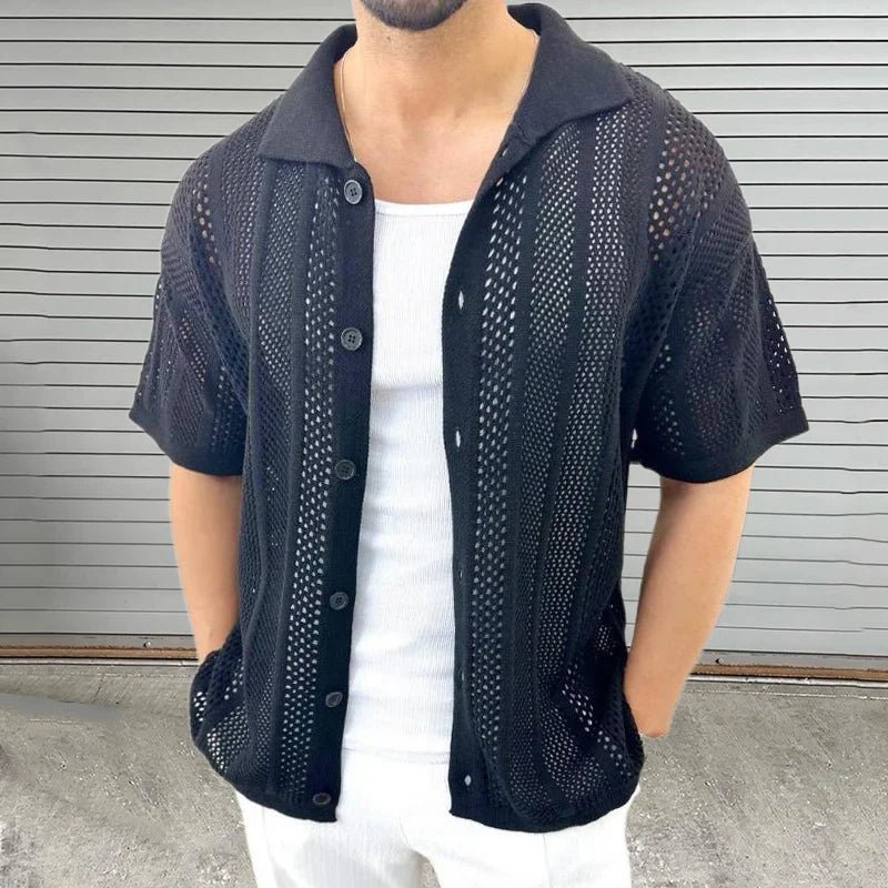 Veltora Knitted Shirt - Aries x Rose