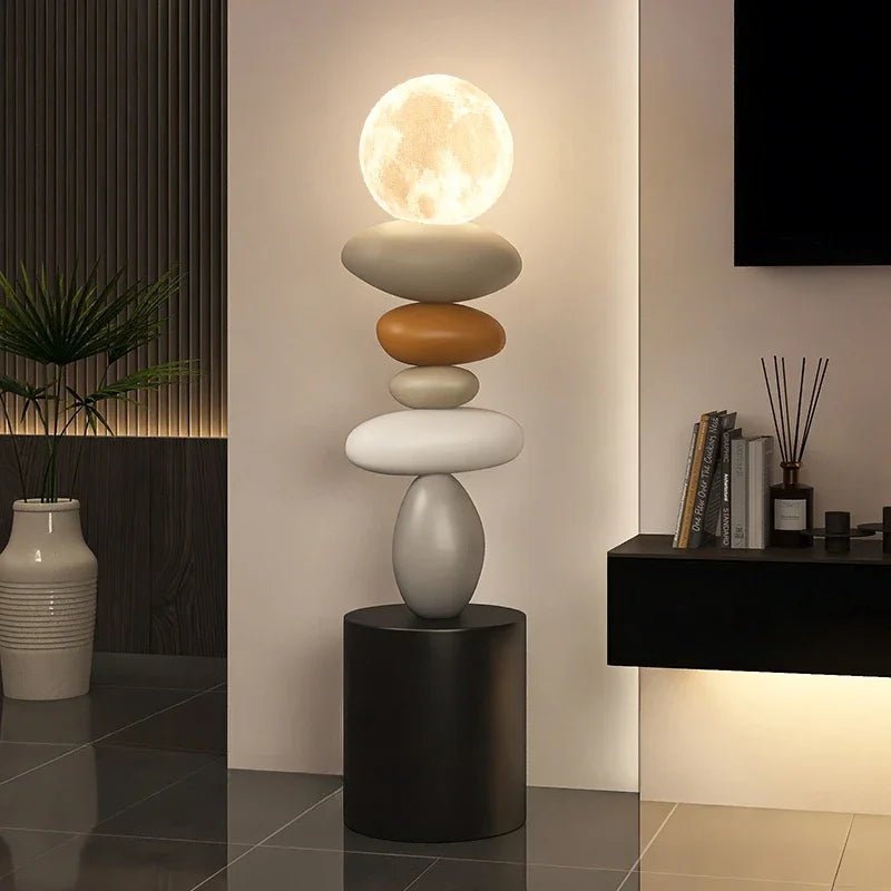 MoonNest Stacked Glow Lamp - Aries x Rose