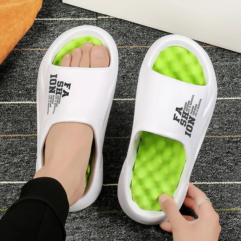 Zayno Men’s Massage Sole Recovery Slides