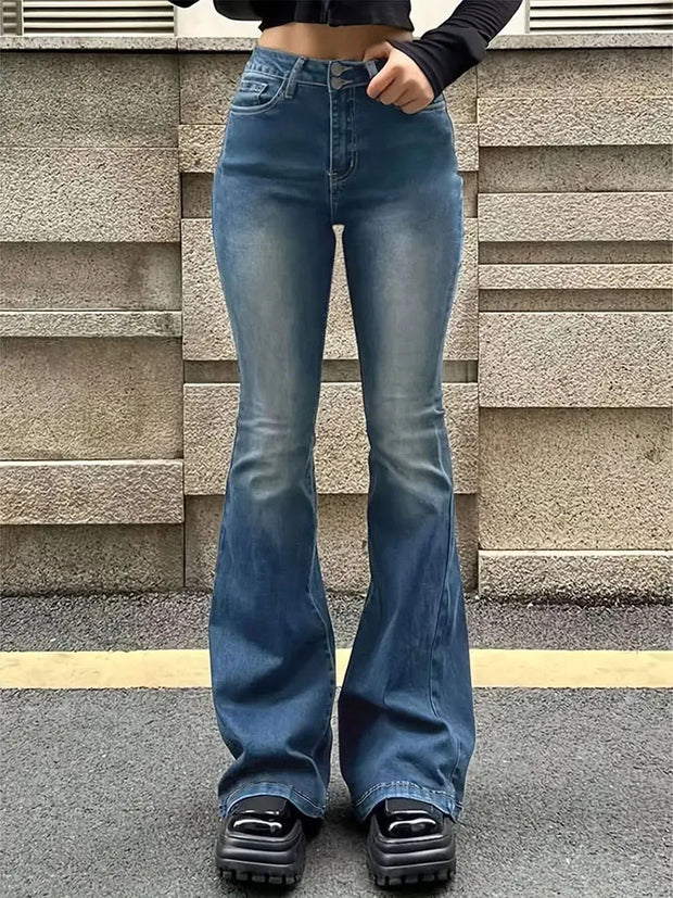 Ravella High-Waist Bell Bottoms