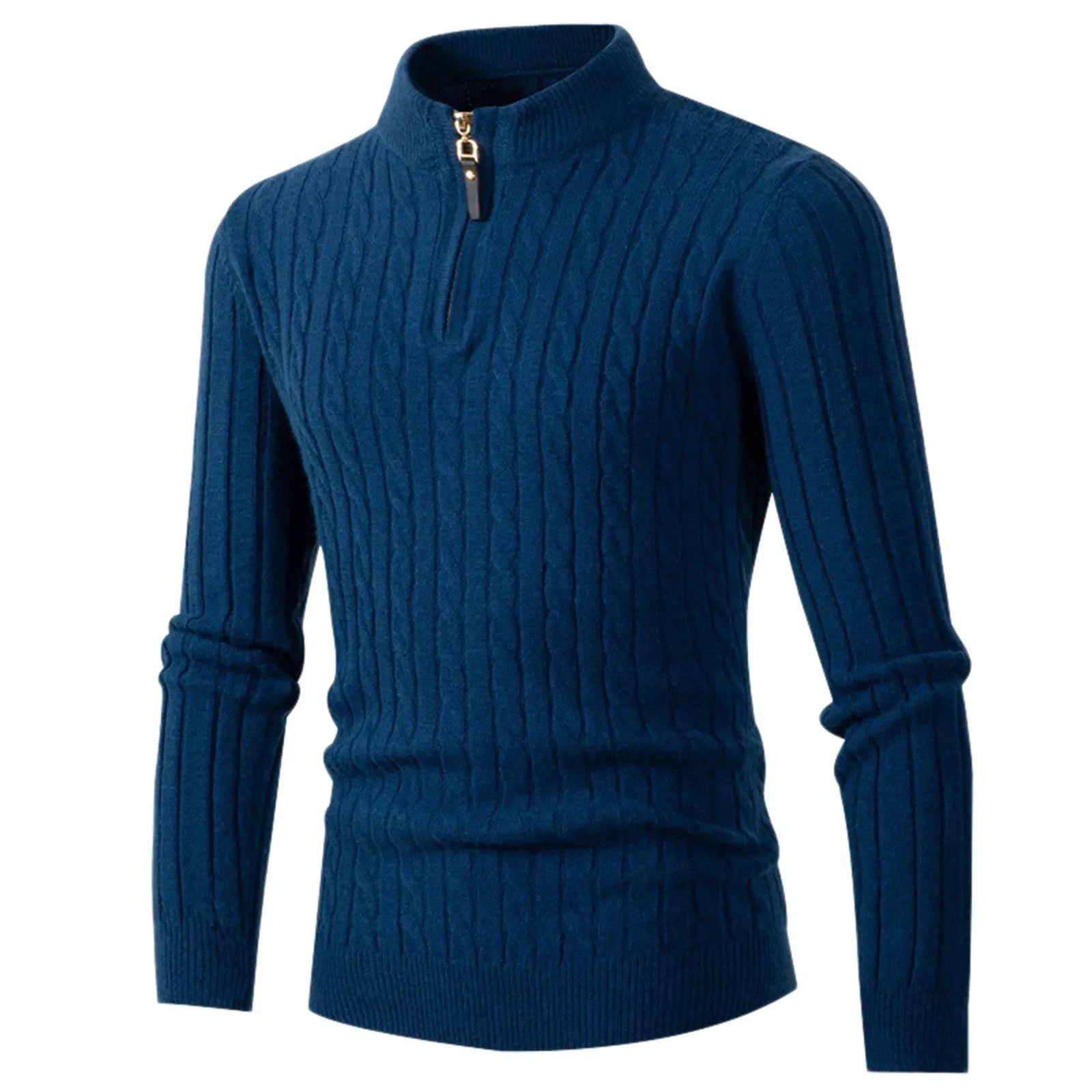 Men's Zipper Pullover Sweater - Aries x Rose