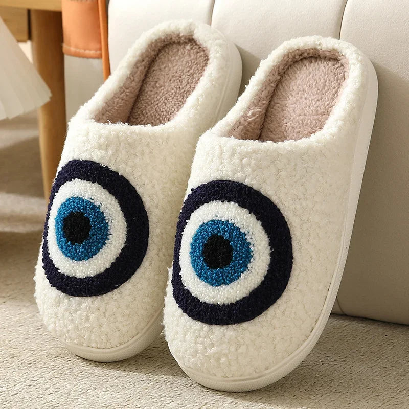 FrostyElk Christmas Cotton Slippers