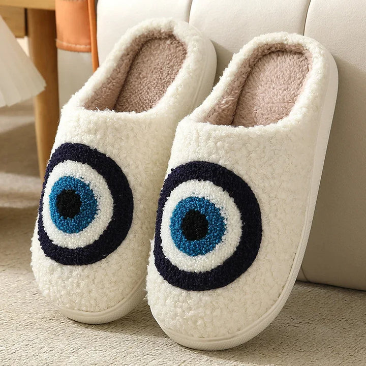 FrostyElk Christmas Cotton Slippers
