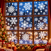 Winter Snowflake Window Clings