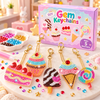 DIY Gem Art Keychain Making Kit | 5 Cute Designs