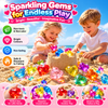 Colourful Heart Crystal Gems Play Set
