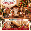 Traditional Jesus Birth Figurines & Stable Decoration