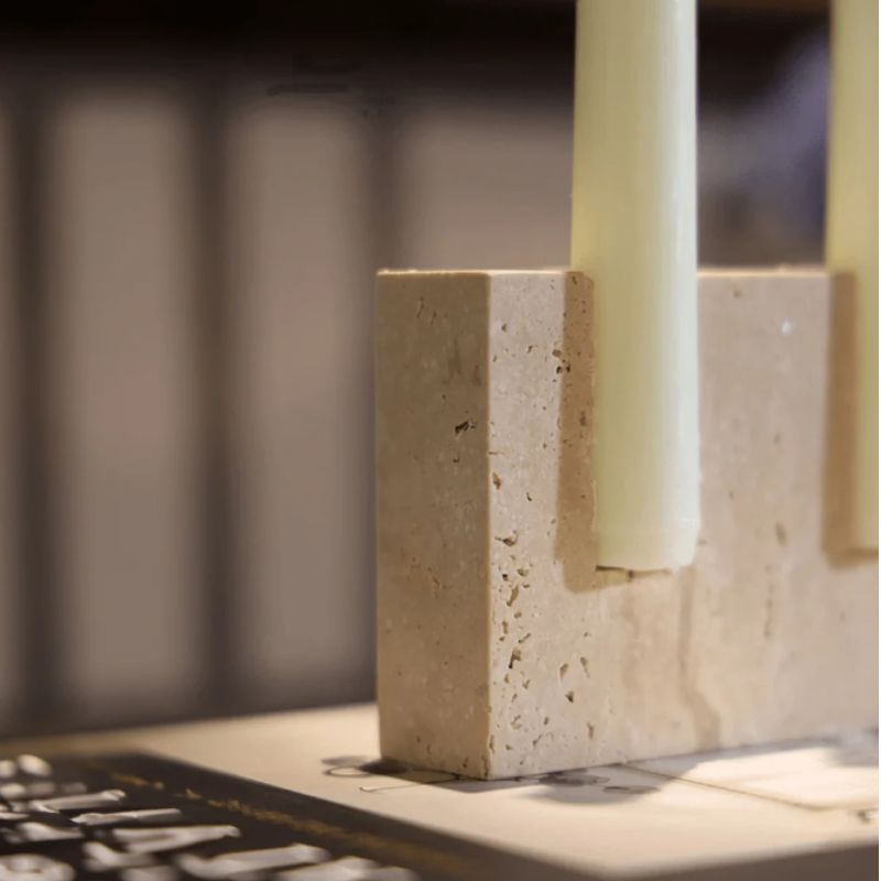 Terrona Marble Candle Holder - Aries x Rose