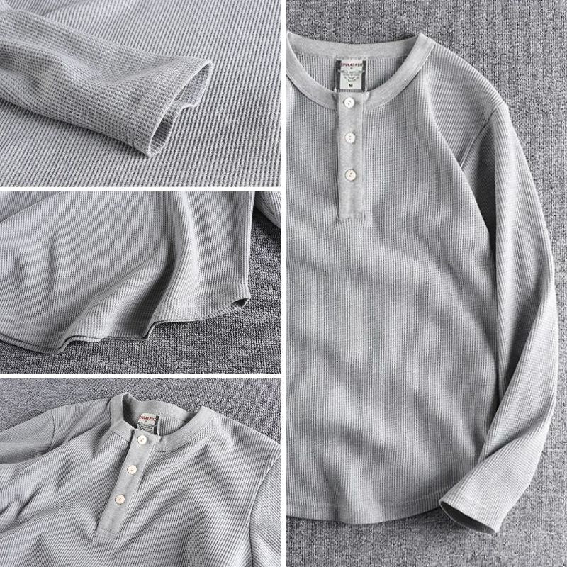 Waffle Knit Henry Collar - Aries x Rose