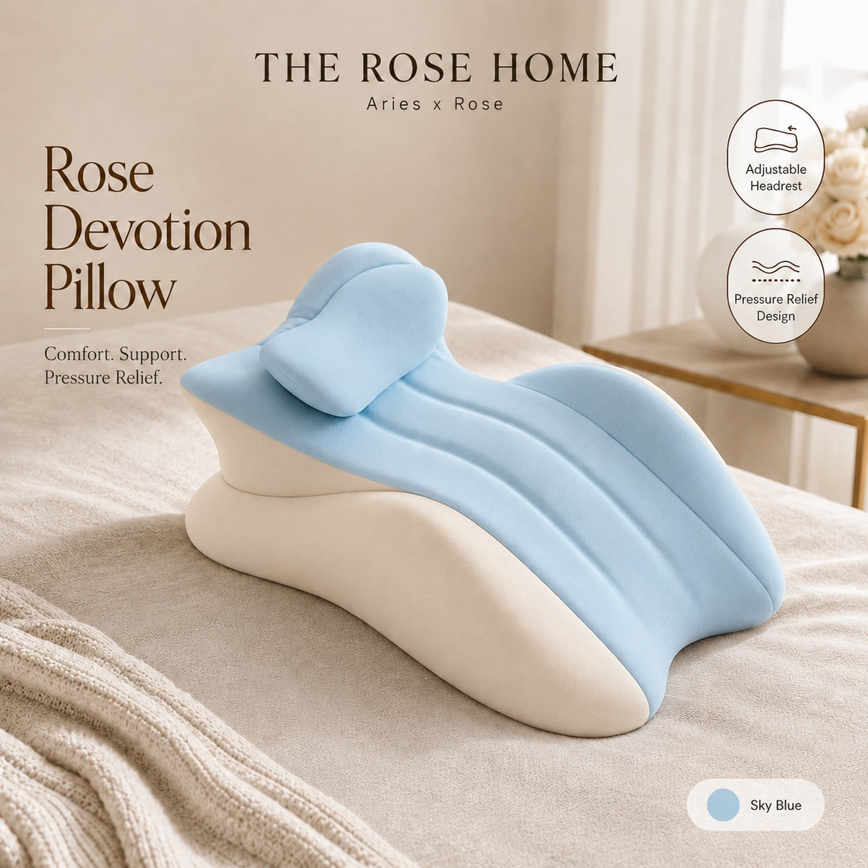 Rose Devotion Pillow