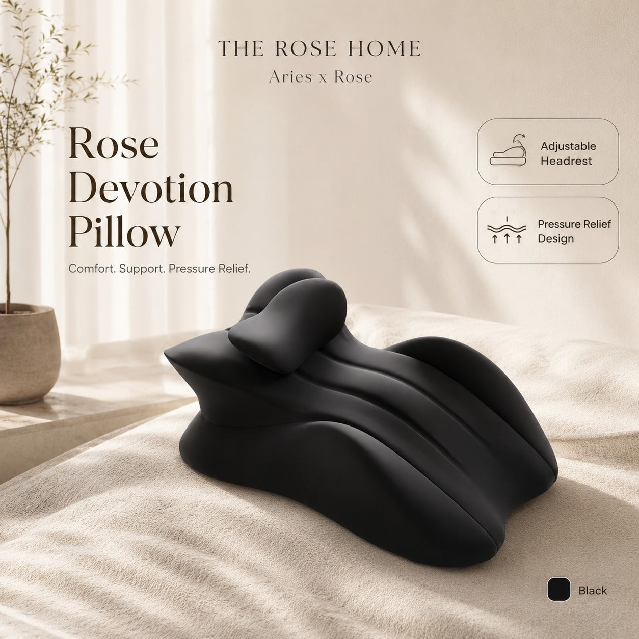 Rose Devotion Pillow