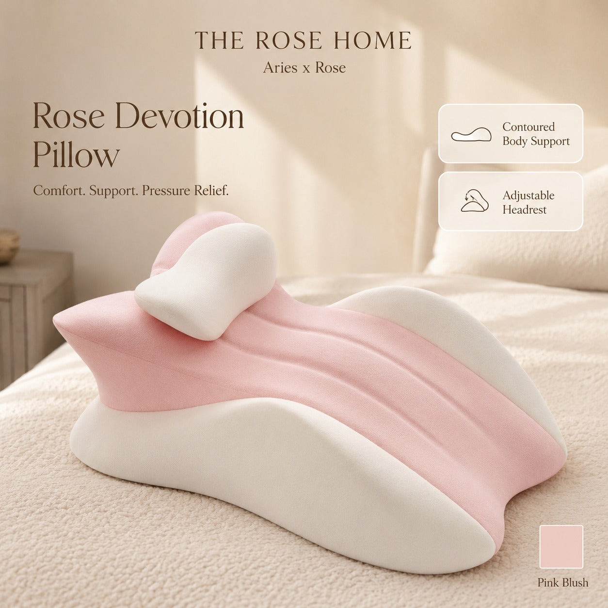 Rose Devotion Pillow