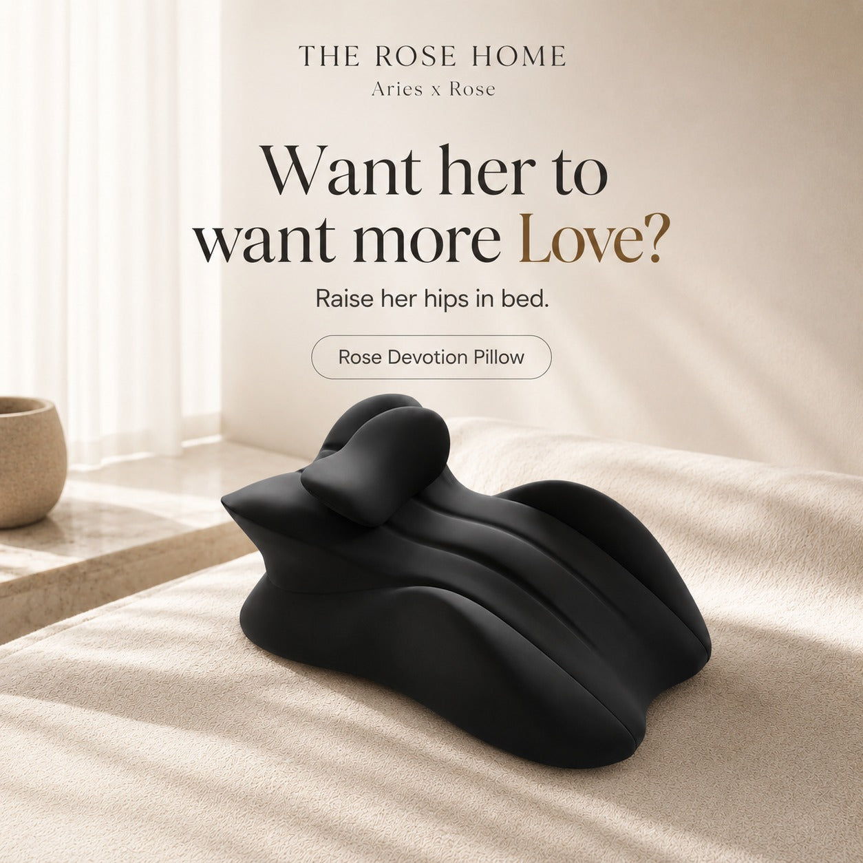 Rose Devotion Pillow