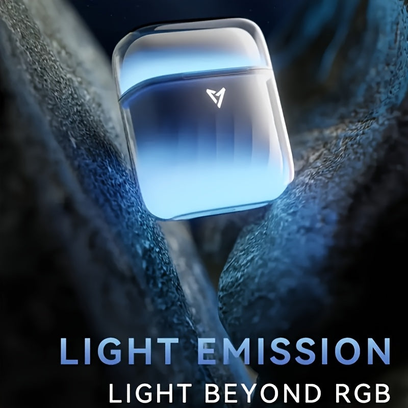 New High-quality Luminous Quicksand Gaming Headset, Wireless AI Active Noise Reduction, Long Battery Life, Real Wireless Headset with Polymer Battery, Can Be Used As A Gift to Family And Friends