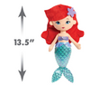 Disney Princess Ariel Plush Doll | 13.5-Inch Soft Little Mermaid Toy
