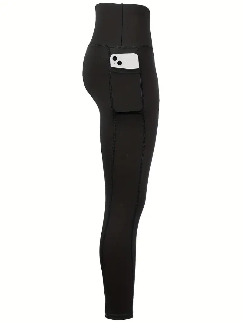 ZenVive High - Waist Yoga Leggings with Pockets - Aries x Rose
