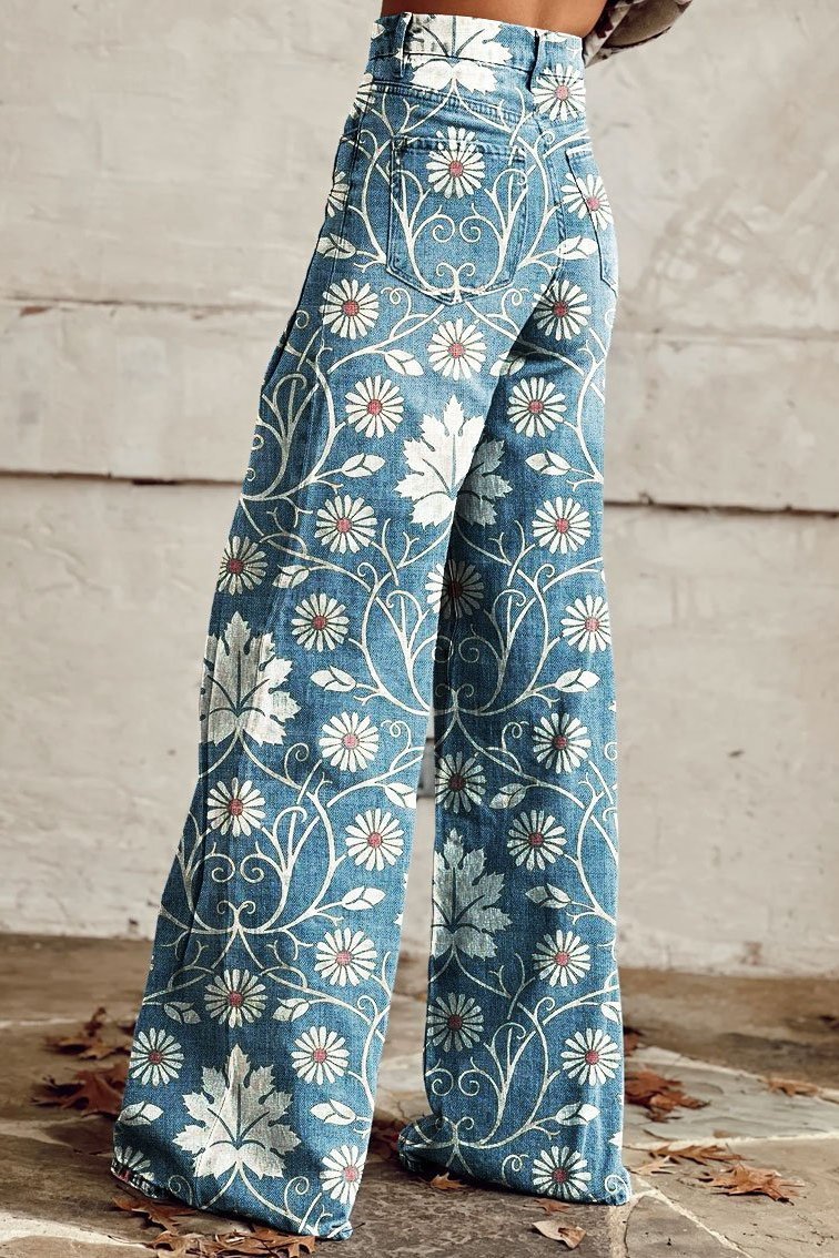 Vintesa Boho Vintage Pants - Aries x Rose