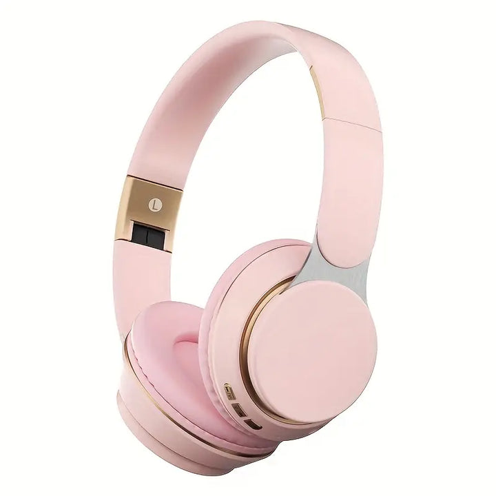 Active Noise Cancelling Wireless Earmuffs, Memory Foam Earmuffs, Fast Charging 300 Hours Standby Time, Ideal for Travel, Home Office, Gym Workout - Pink