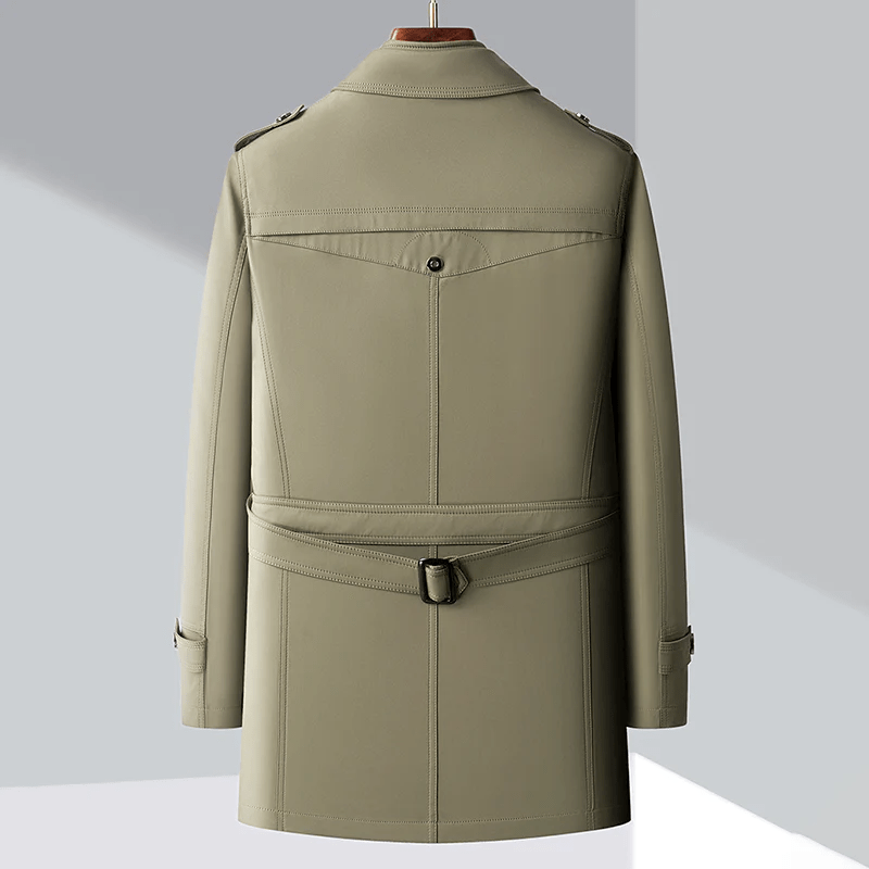 Brayden Men’s British Style Trench Coat - Aries x Rose