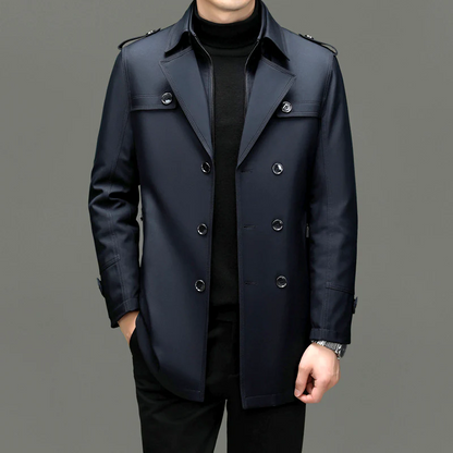 Brayden Men’s British Style Trench Coat