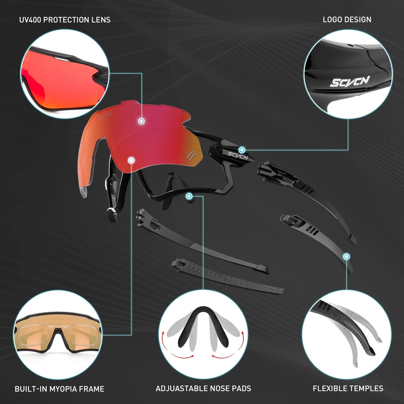 SolarBlaze Polarized Shades - Aries x Rose