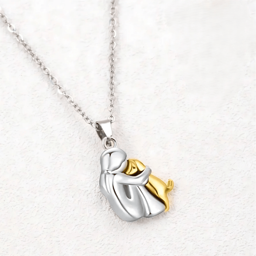Veyra Faithful Dog Pendant - Aries x Rose