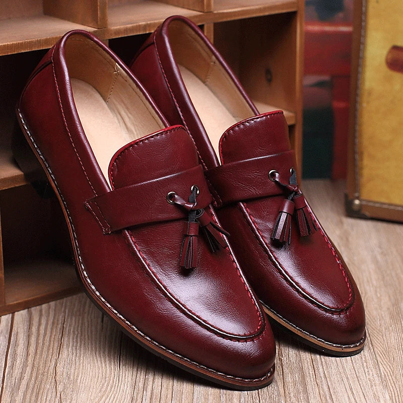 Giovanni Bellini leather loafers with sleek slip-on design
