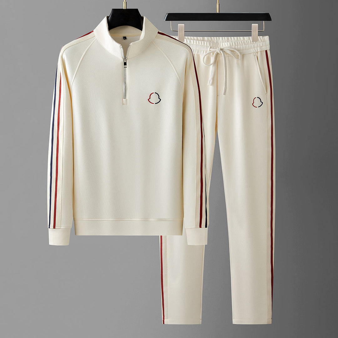 Hype Premium Quarter Zip Tracksuit V2 – matching set front view
