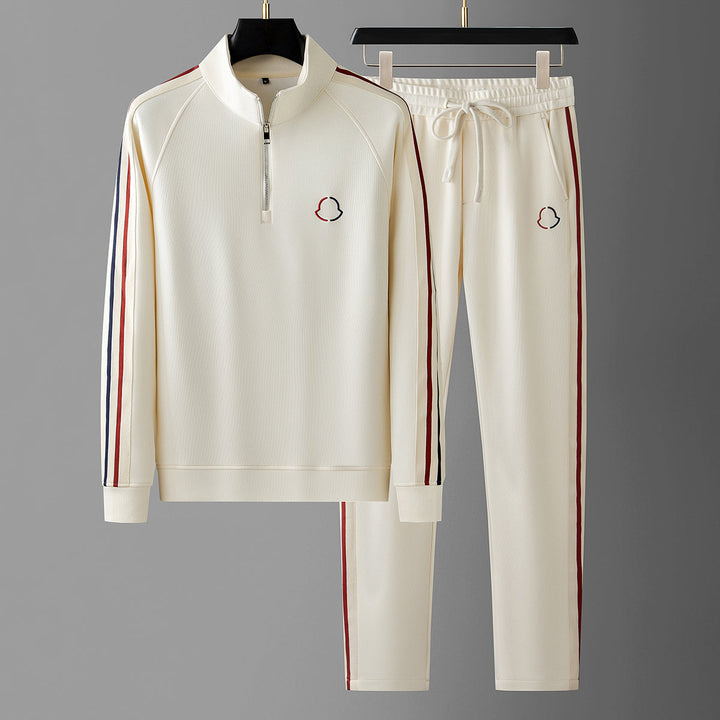 Hype Premium Quarter Zip Tracksuit V2 – matching set front view
