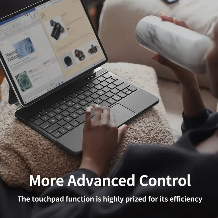 MagicLink™ Backlit Keyboard Case for iPad – Touchpad
