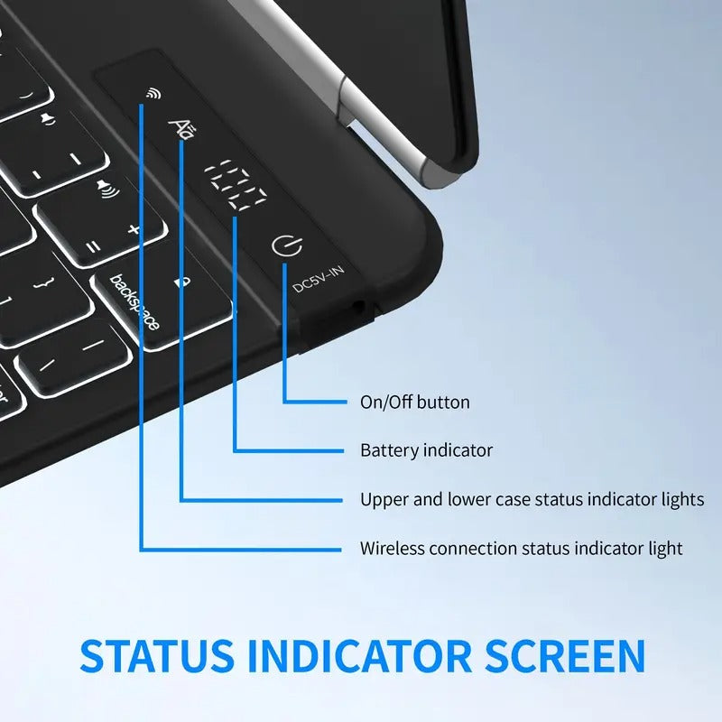 MagicLink™ Backlit Keyboard Case for iPad – Touchpad