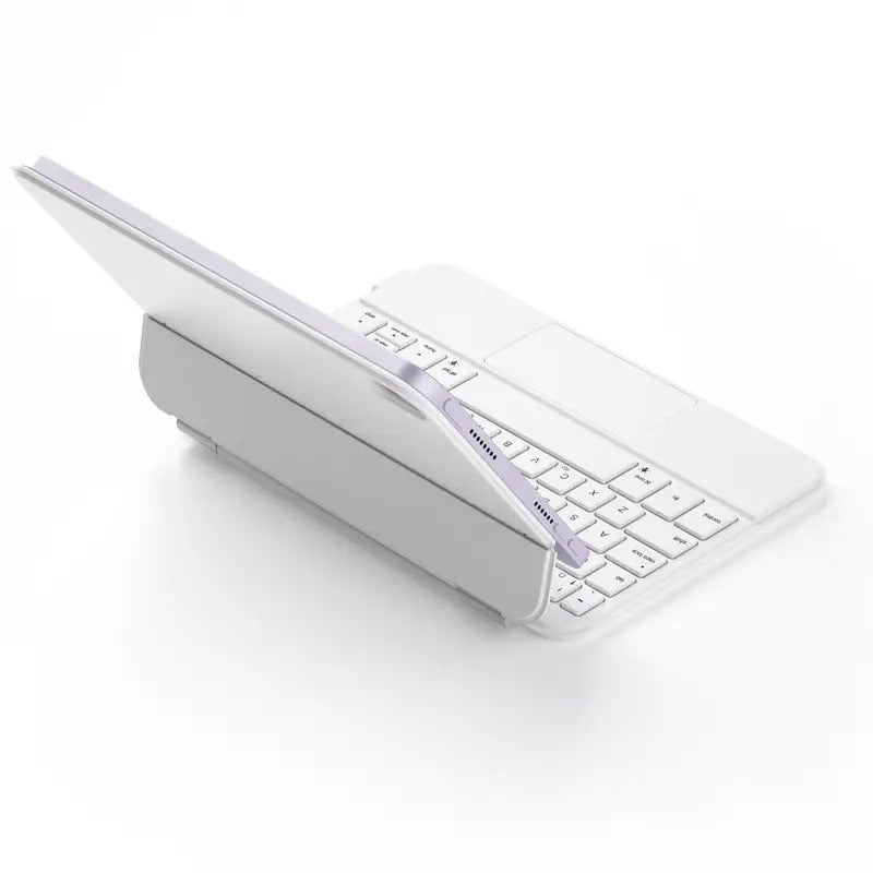 MagicLink™ Backlit Keyboard Case for iPad – Touchpad - Aries x Rose