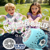 Rechargeable Bubble Machine for Kids | 360° Rotating Bubble Maker Toy