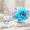 Rechargeable Bubble Machine for Kids | 360° Rotating Bubble Maker Toy