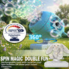 Rechargeable Bubble Machine for Kids | 360° Rotating Bubble Maker Toy