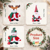 Christmas Plush Toys Set | 3-Piece Santa, Snowman & Moose Holiday Decorations