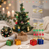 Mini Christmas Tree for Dollhouse | 7.8-Inch Artificial Holiday Decoration