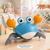 Crawling Crab Baby Toy | Interactive Light-Up Moving Crab